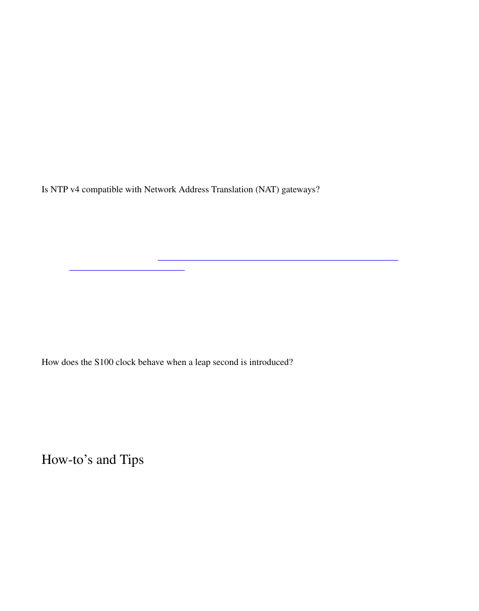 How-to’s and tips | Symmetricom S100 User Manual | Page 121 / 166