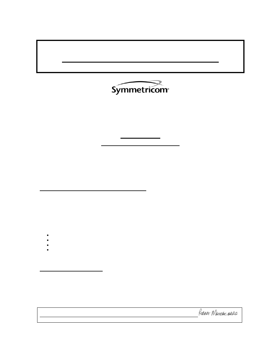 Notice and compliance statement class a, Model s100 network time server | Symmetricom S100 User Manual | Page 148 / 166