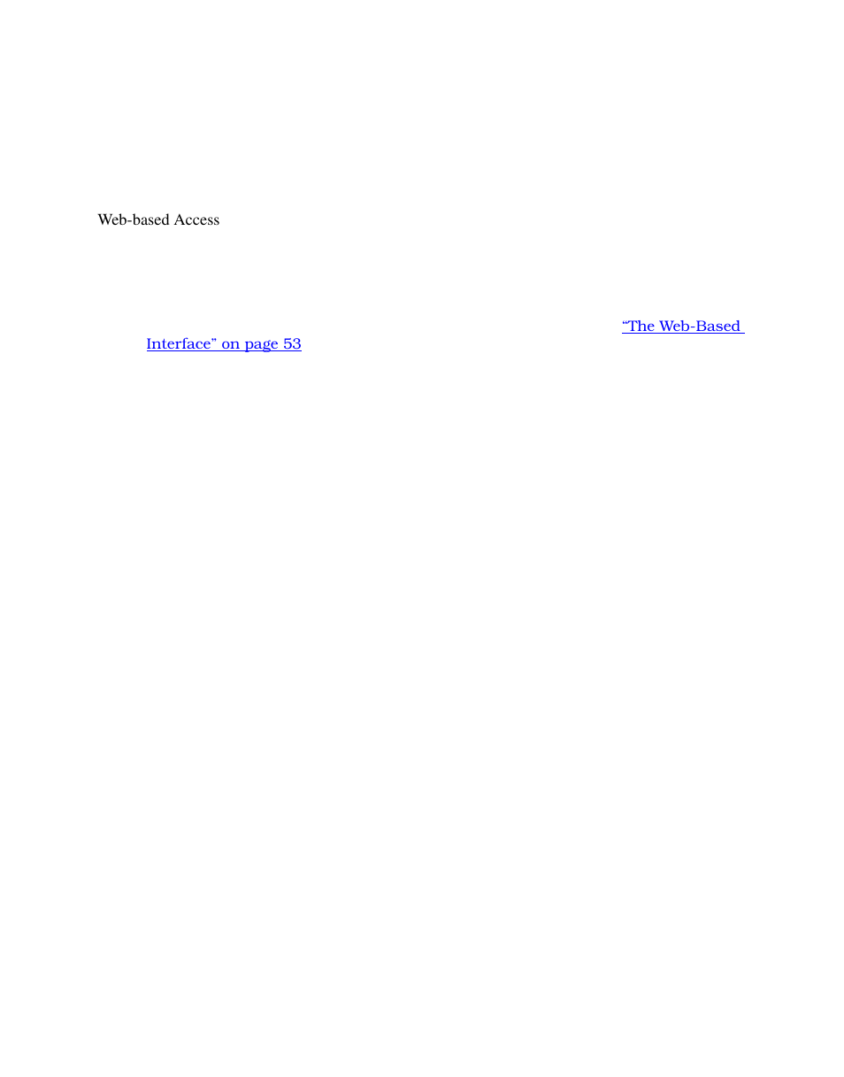 Web-based access | Symmetricom S100 User Manual | Page 16 / 166