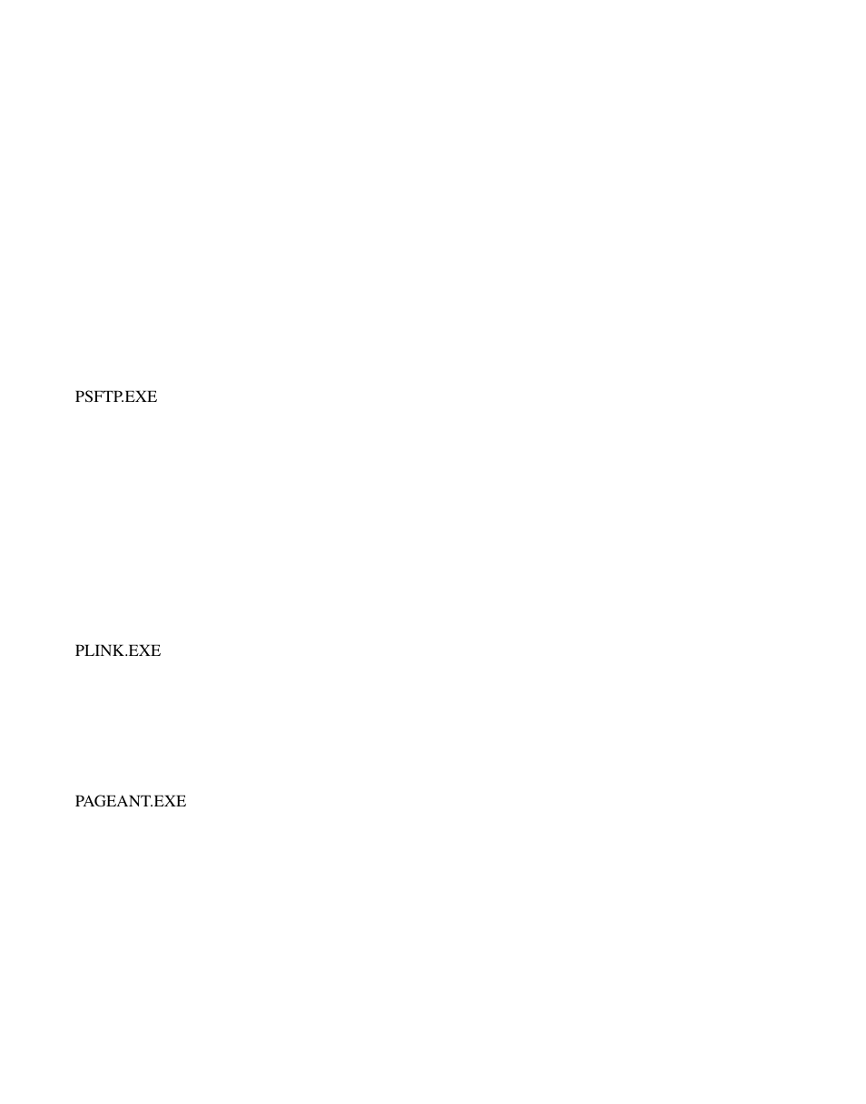Psftp.exe, Plink.exe | Symmetricom S100 User Manual | Page 25 / 166