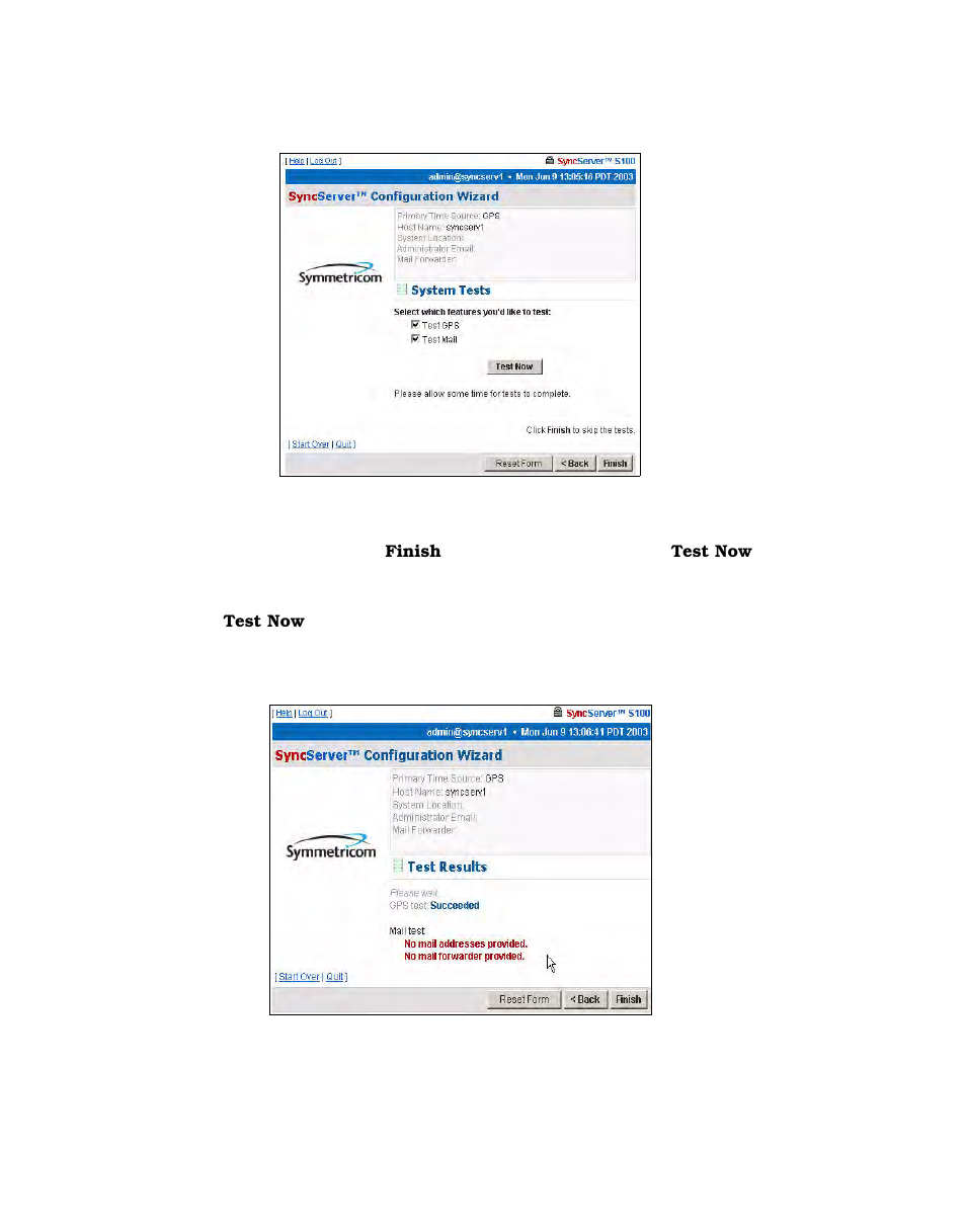Symmetricom S100 User Manual | Page 45 / 166