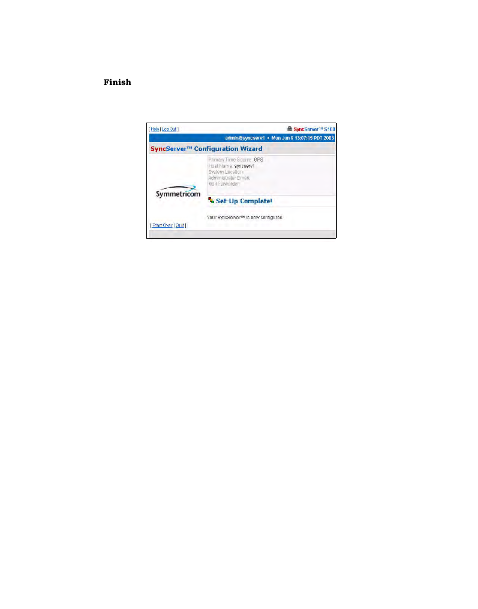 Symmetricom S100 User Manual | Page 46 / 166