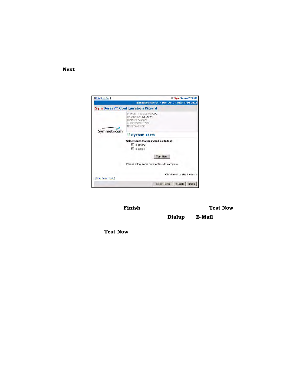 Symmetricom S100 User Manual | Page 48 / 166