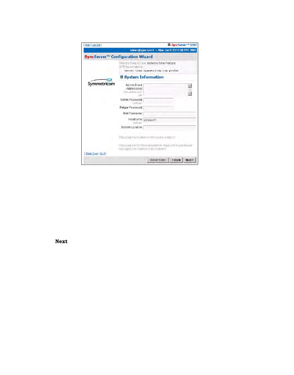 Symmetricom S100 User Manual | Page 51 / 166