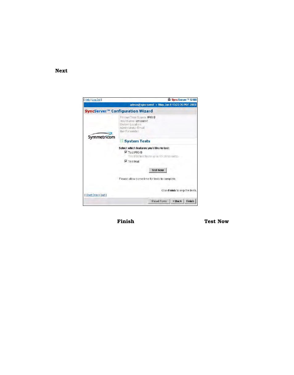 Symmetricom S100 User Manual | Page 55 / 166