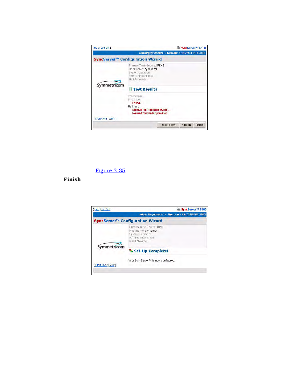 Symmetricom S100 User Manual | Page 56 / 166