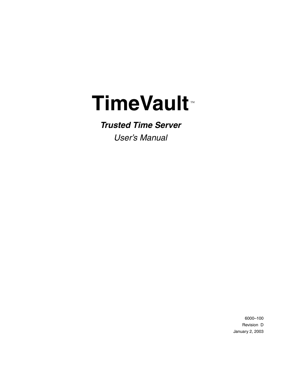 Symmetricom Time Server User Manual | 148 pages