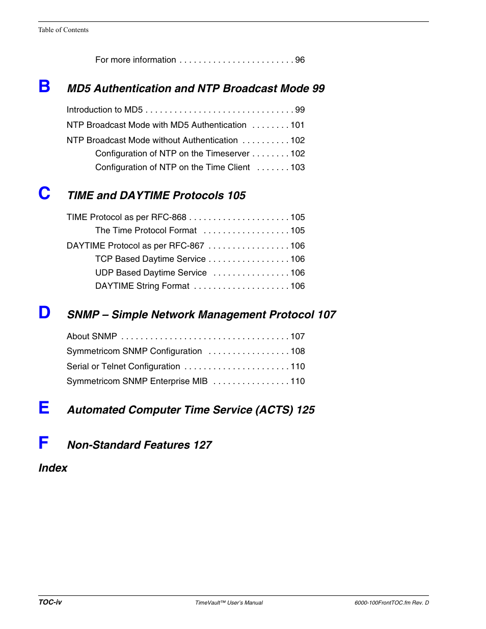 Symmetricom Time Server User Manual | Page 14 / 148