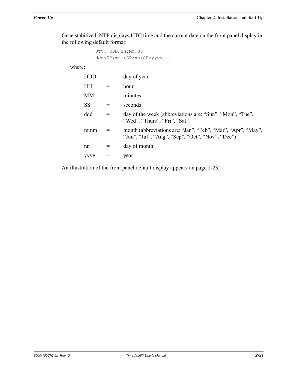Symmetricom Time Server User Manual | Page 35 / 148