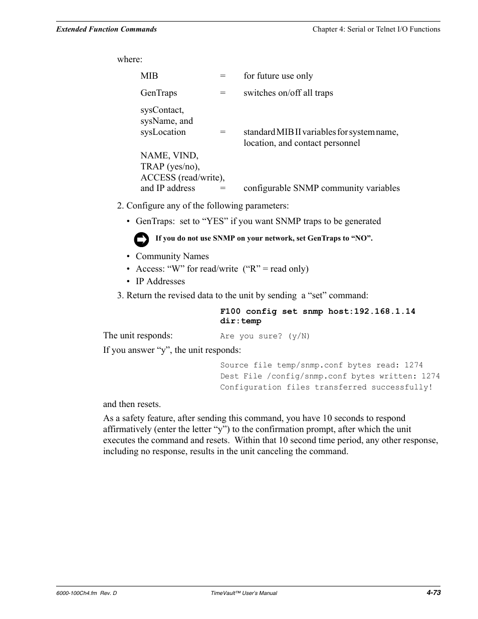 Symmetricom Time Server User Manual | Page 87 / 148