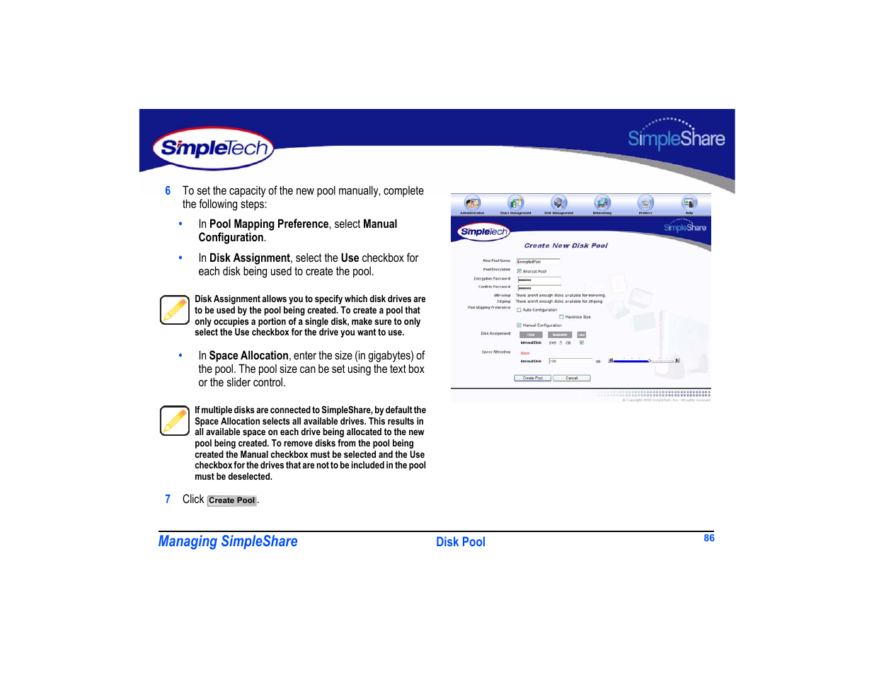 Managing simpleshare | SimpleTech SimpleShare User Manual | Page 100 / 120