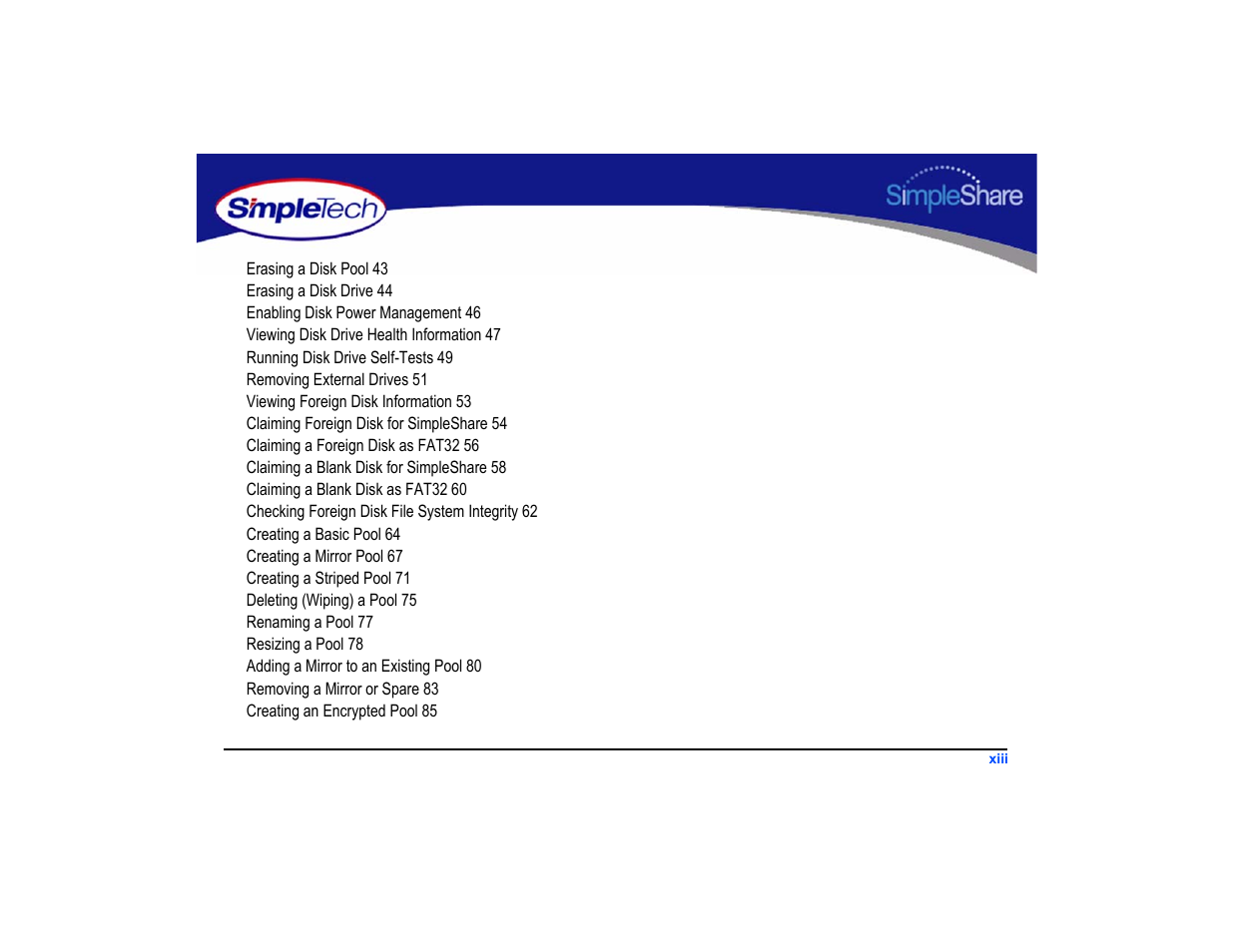 SimpleTech SimpleShare User Manual | Page 13 / 120