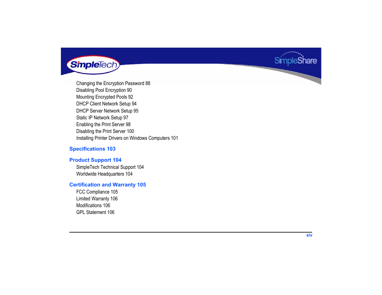 SimpleTech SimpleShare User Manual | Page 14 / 120