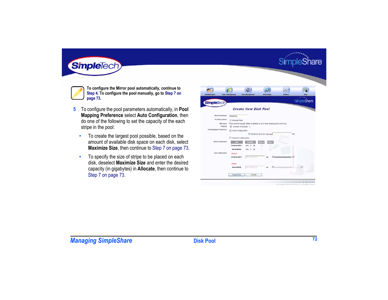 Managing simpleshare | SimpleTech SimpleShare User Manual | Page 86 / 120