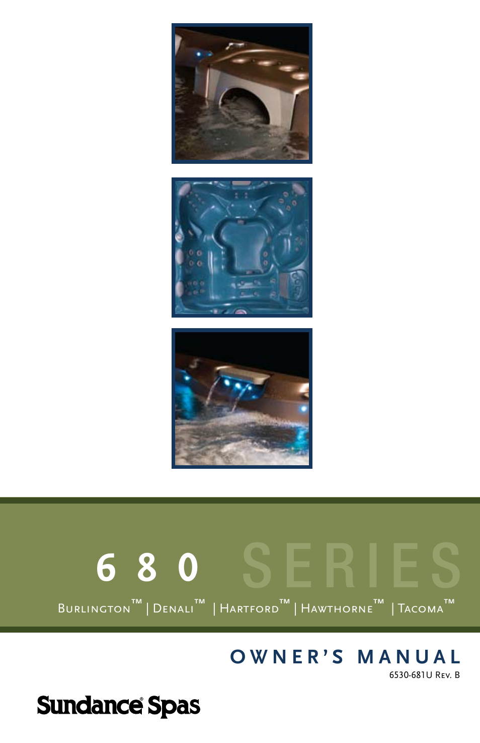 Sundance Spas 680 User Manual | 60 pages