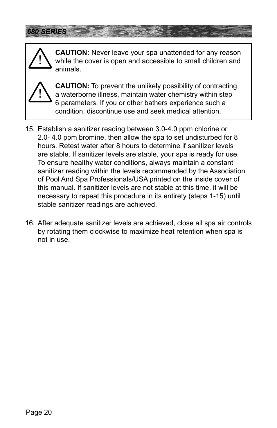 Sundance Spas 680 User Manual | Page 26 / 60