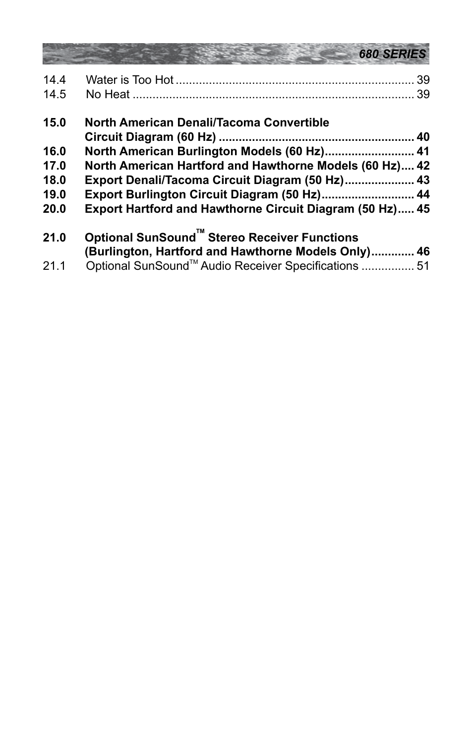 Sundance Spas 680 User Manual | Page 5 / 60