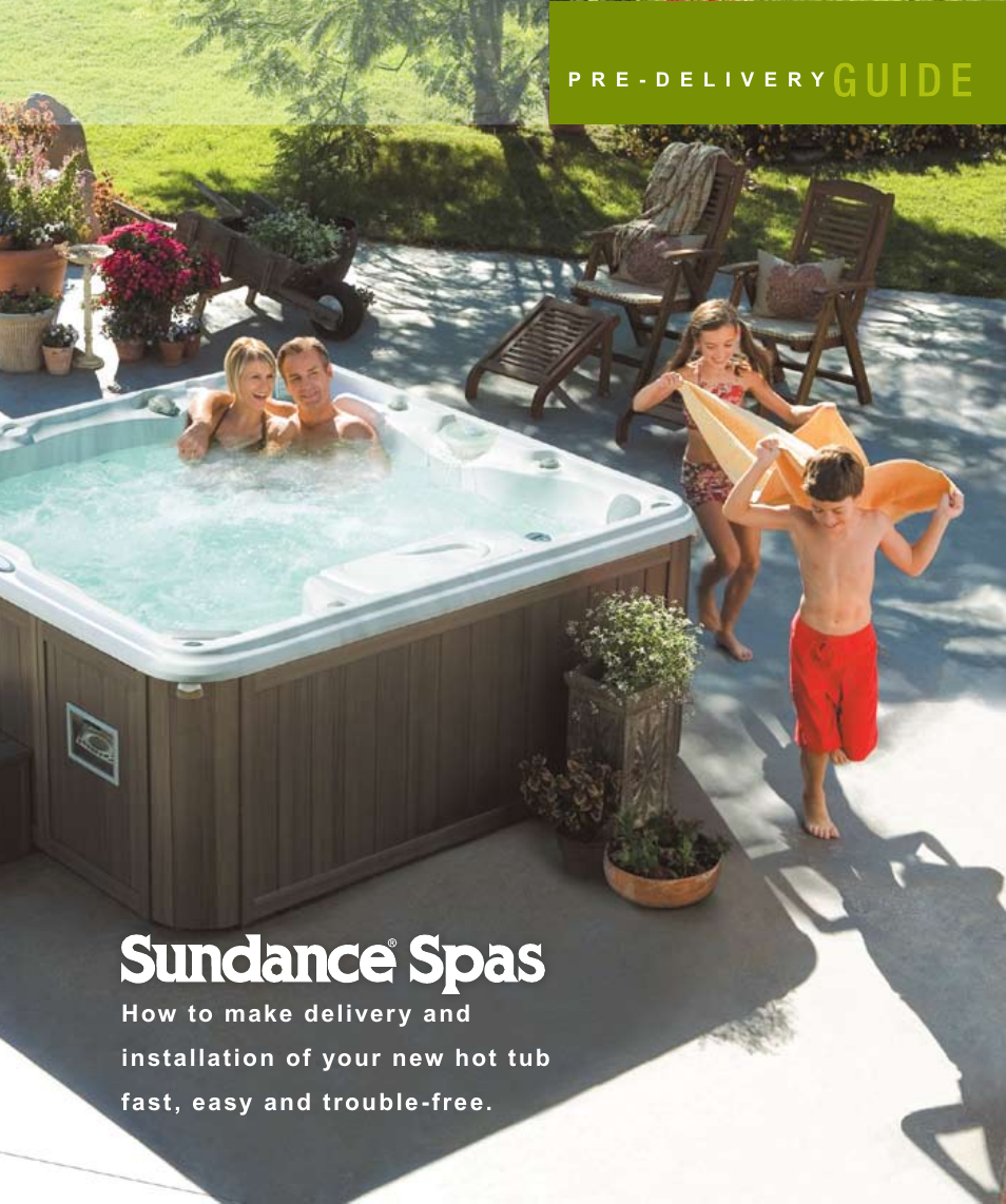 Sundance Spas Spas 880 Series User Manual | 32 pages