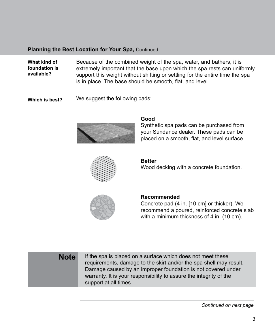 Sundance Spas Spas 880 Series User Manual | Page 5 / 32