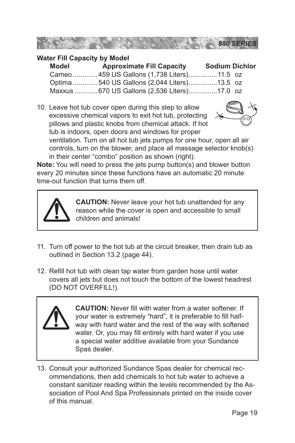 Sundance Spas 880 User Manual | Page 25 / 80