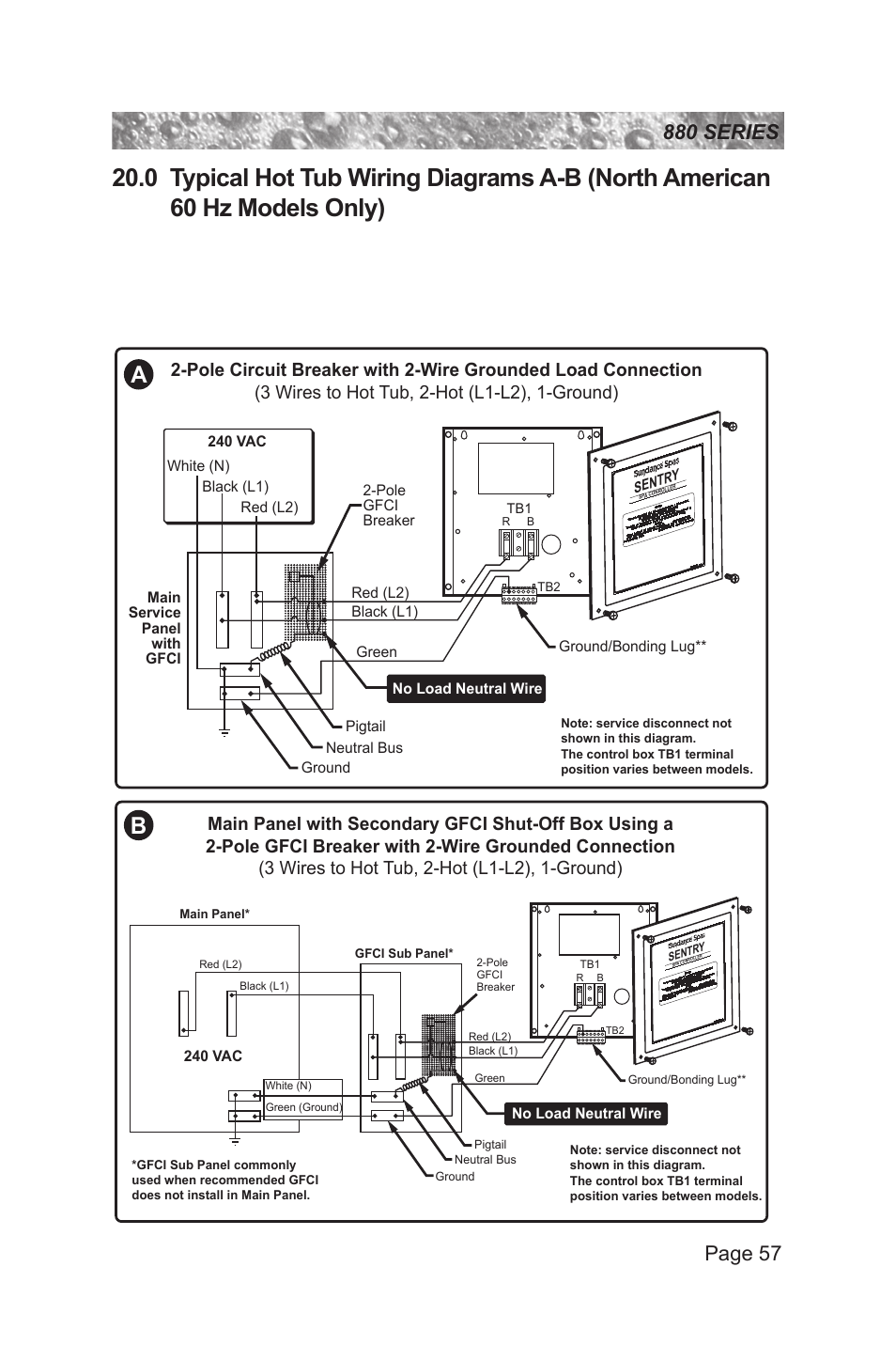 Sundance Spas 880 User Manual | Page 63 / 80