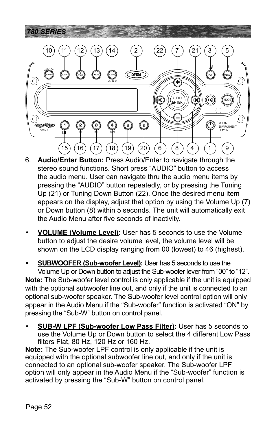 Sundance Spas CAMDEN 780 User Manual | Page 56 / 72