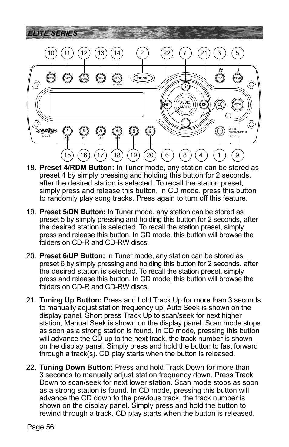 Page 56 elite series | Sundance Spas CONSTANCE 6530-512X User Manual | Page 60 / 72