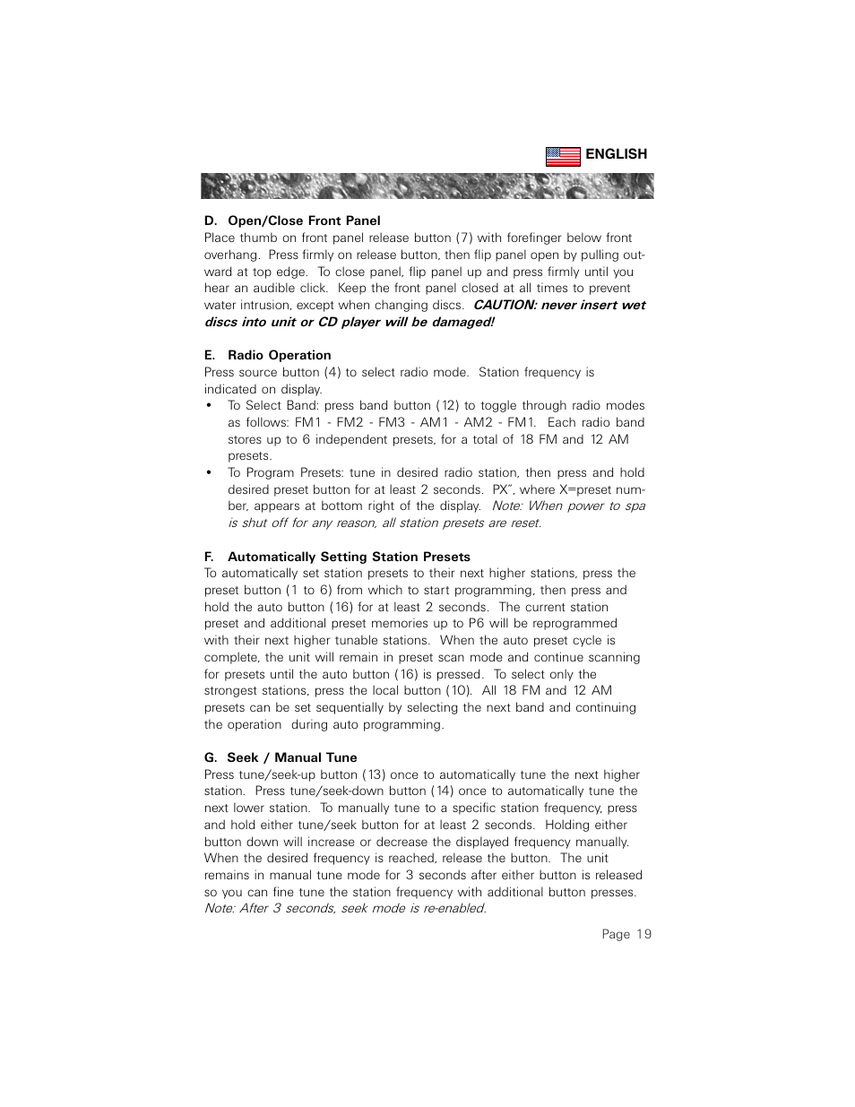 Sundance Spas 880 User Manual | Page 28 / 50