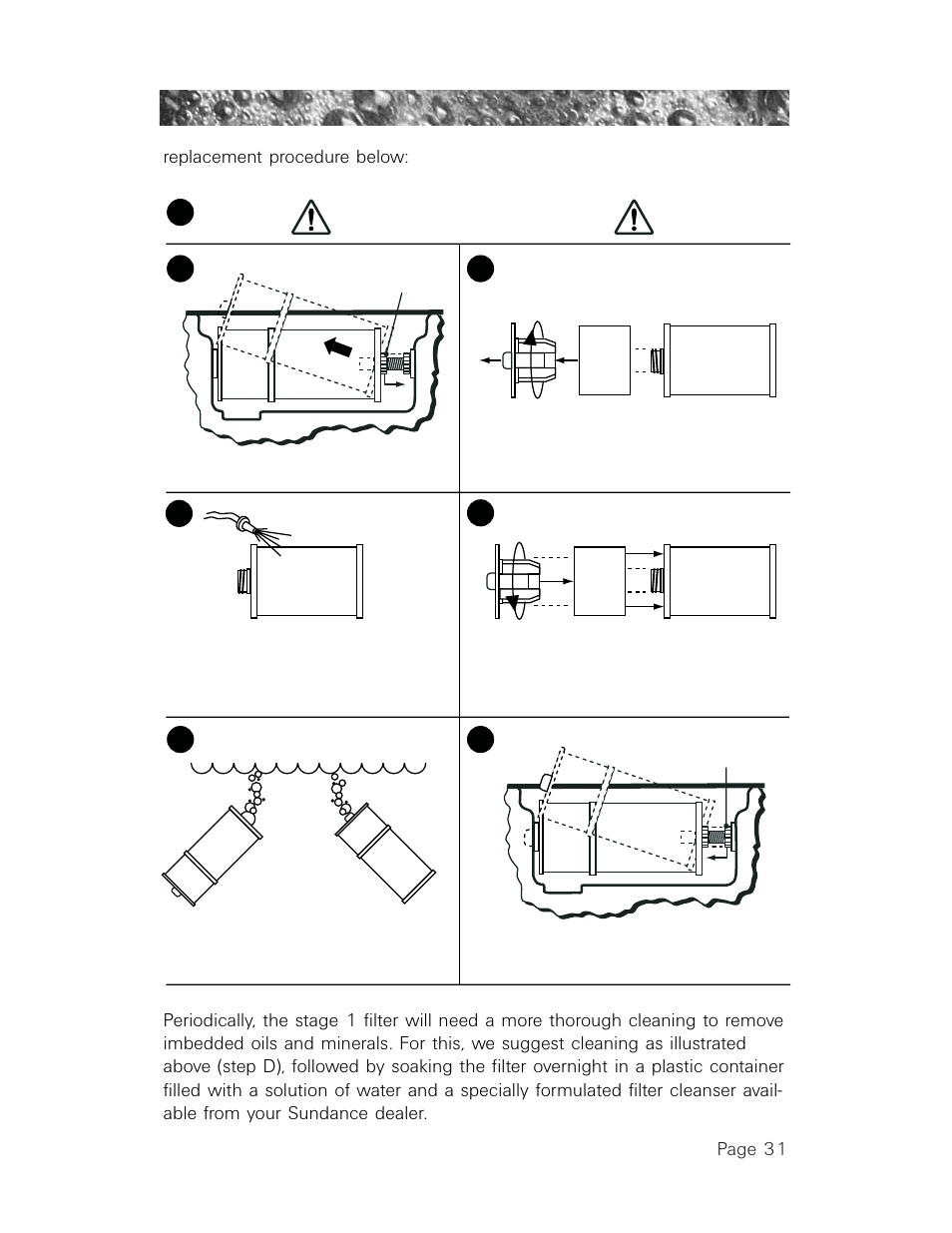 Ba c f | Sundance Spas 850 User Manual | Page 35 / 52