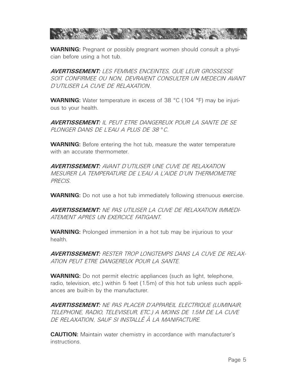 Sundance Spas 850 User Manual | Page 9 / 52