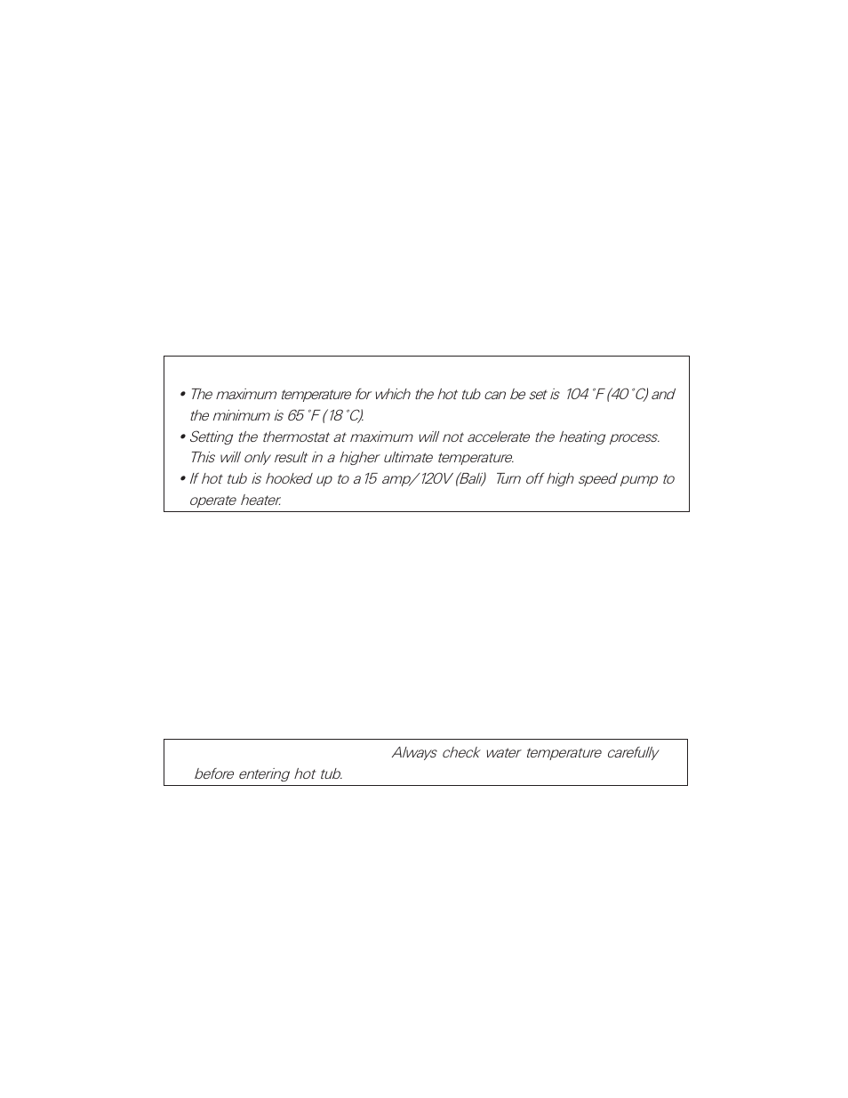 Set hot tub to heat, Place cover on hot tub | Sundance Spas Maxxus User Manual | Page 18 / 37