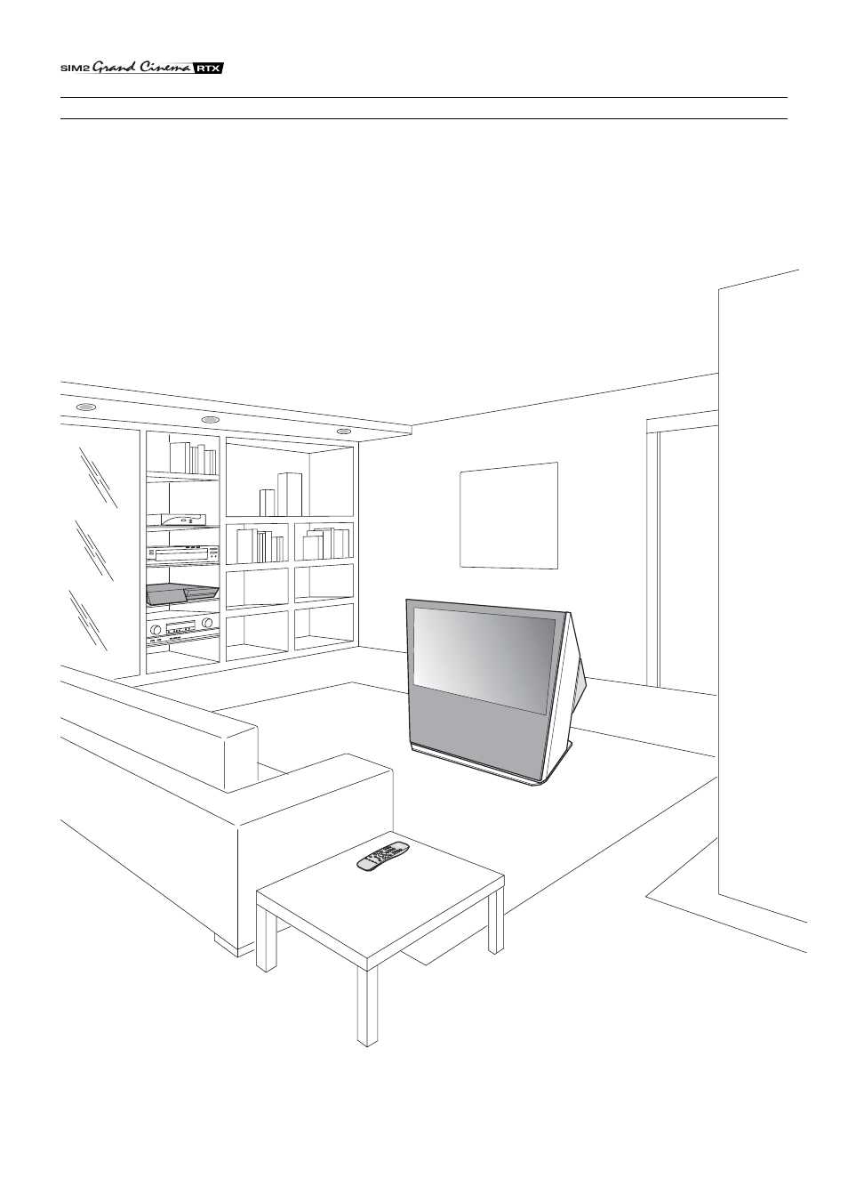 Sim2 Multimedia Grand Cinema Line RTX55 User Manual | Page 4 / 21