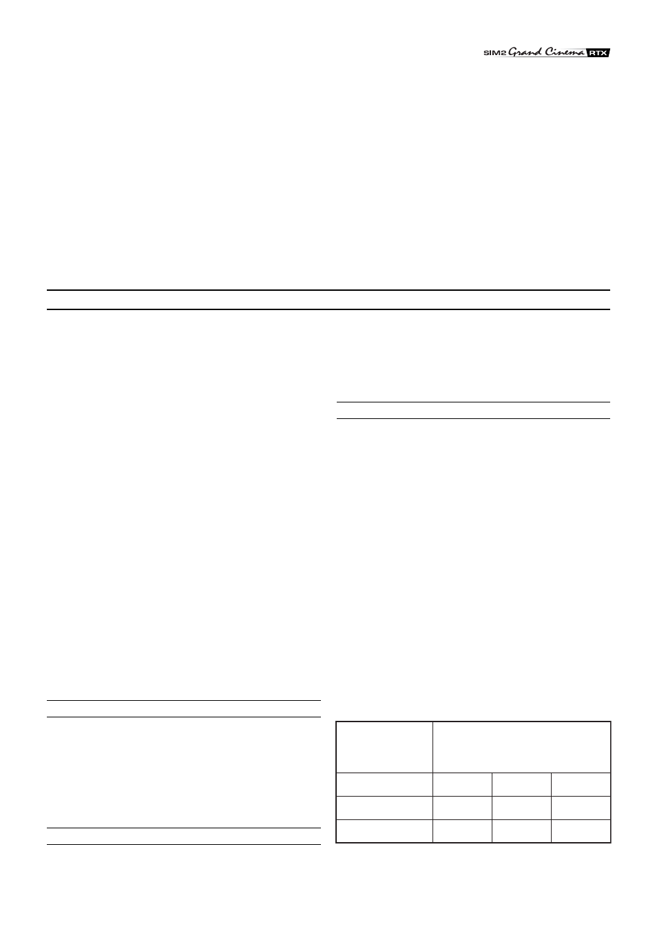 Connecting the video sources | Sim2 Multimedia Grand Cinema Line RTX55 User Manual | Page 7 / 21