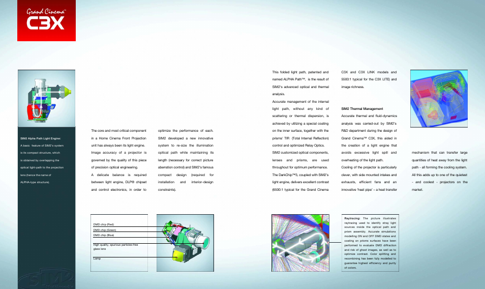 Compact 3-chip dlp®-based light engine by sim2 | Sim2 Multimedia DLP Video Projector C3X Link User Manual | Page 6 / 12