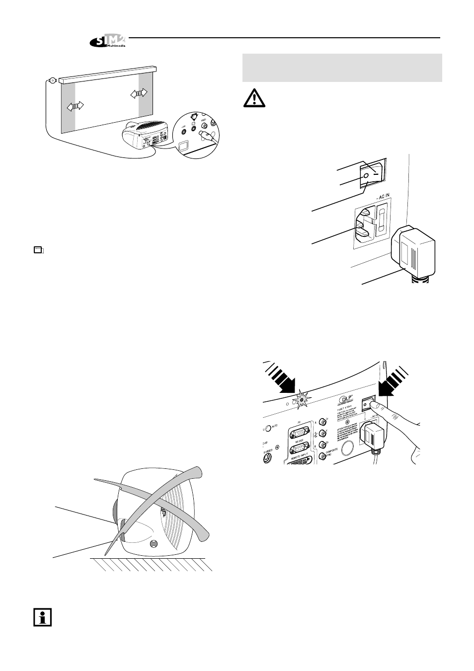 8 led: description and switching on | Sim2 Multimedia HT 250 User Manual | Page 10 / 26