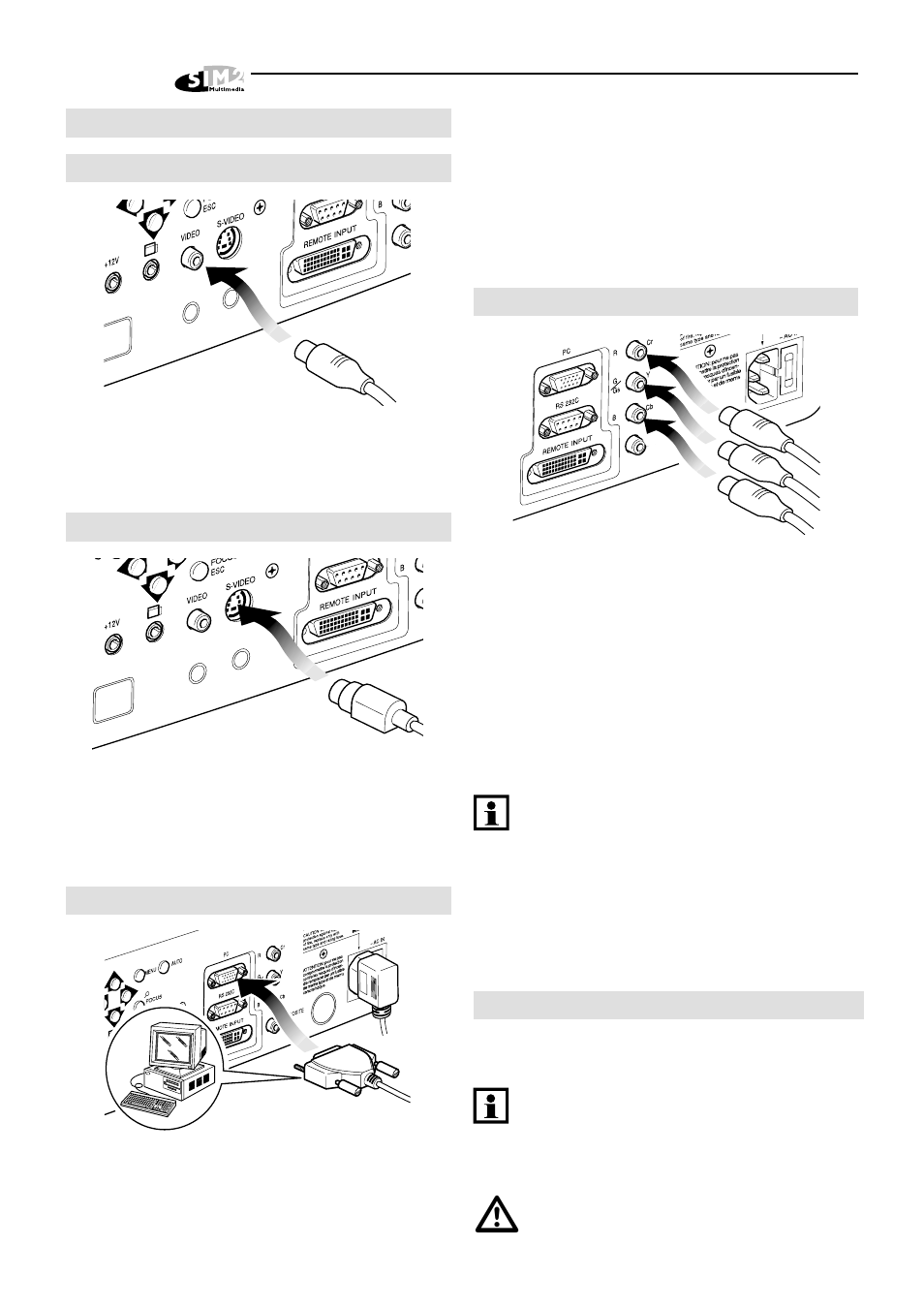 10 input signals | Sim2 Multimedia HT 250 User Manual | Page 12 / 26