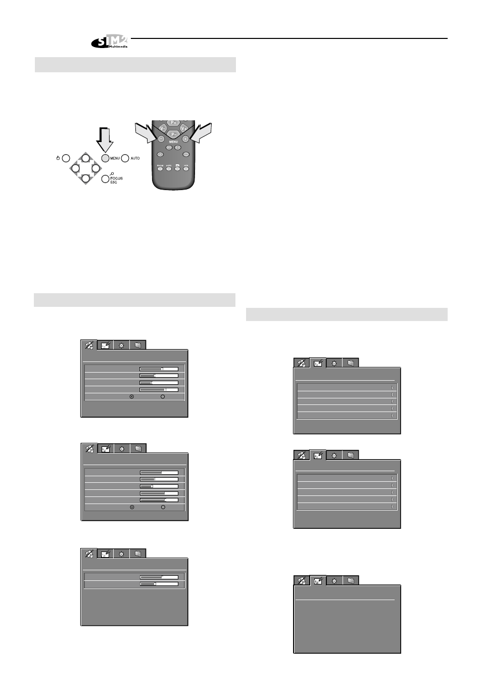 13 menu description | Sim2 Multimedia HT 250 User Manual | Page 16 / 26