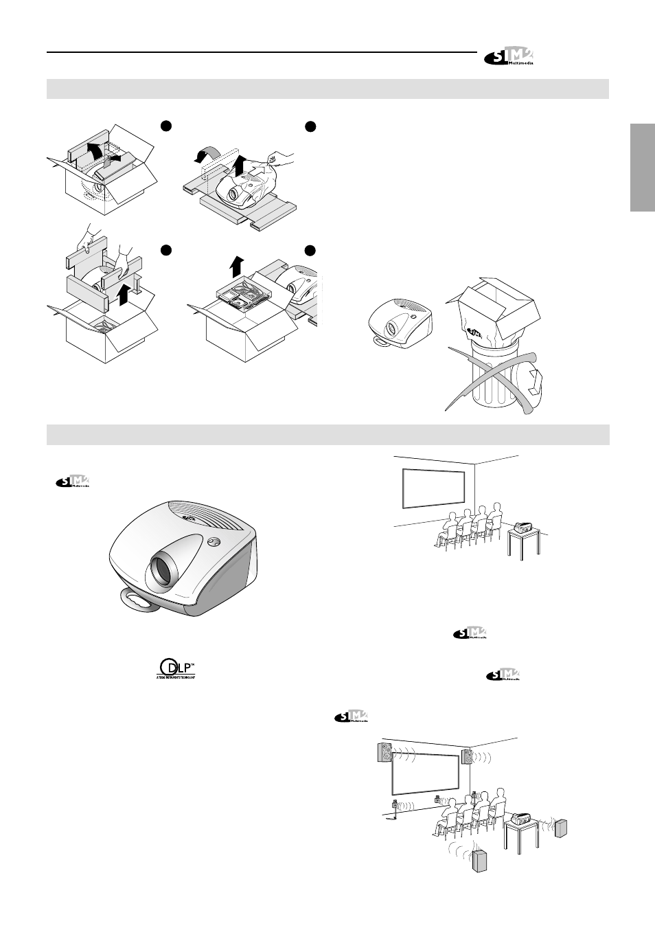 3 introduction, 2 packaging and contents | Sim2 Multimedia HT 250 User Manual | Page 3 / 26