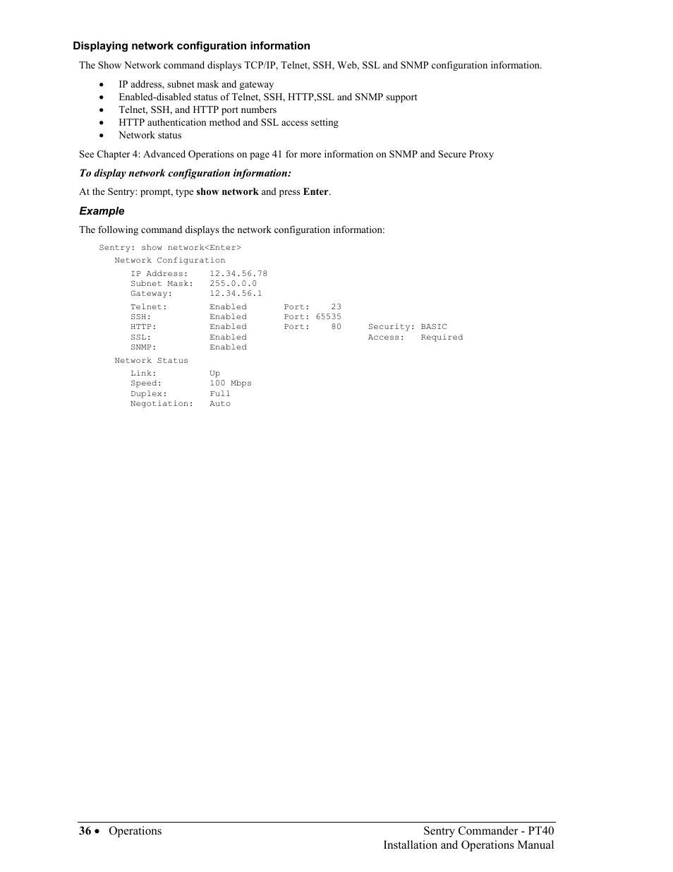 Sentry Industries PT40 User Manual | Page 40 / 64