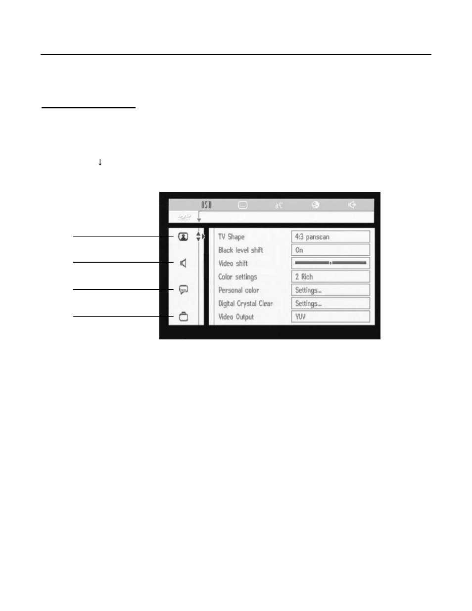 Setup menu (cont’d) | Simaudio Calypso User Manual | Page 23 / 39
