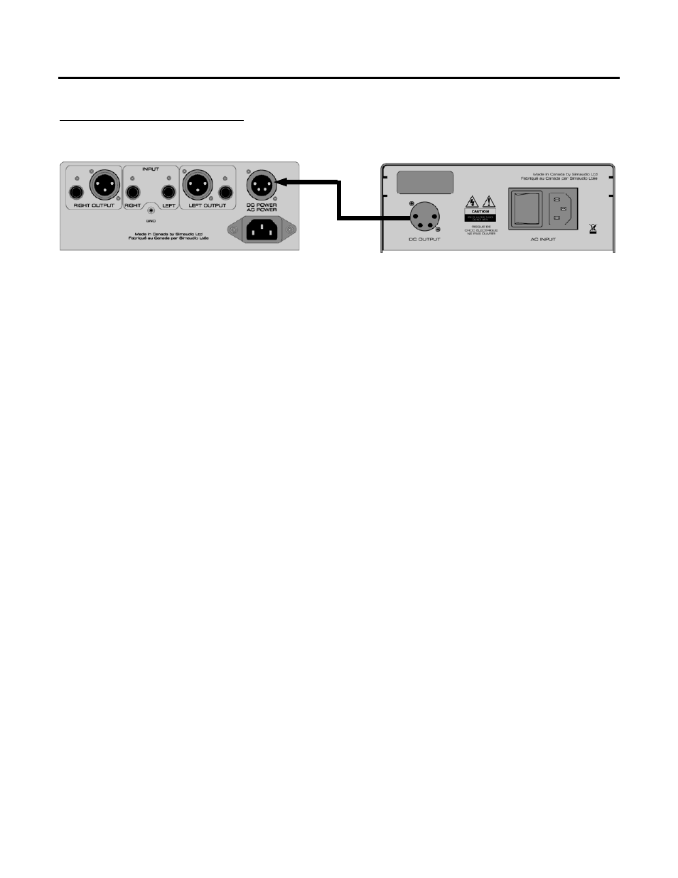 Rear panel connections | Simaudio 320 S User Manual | Page 8 / 10
