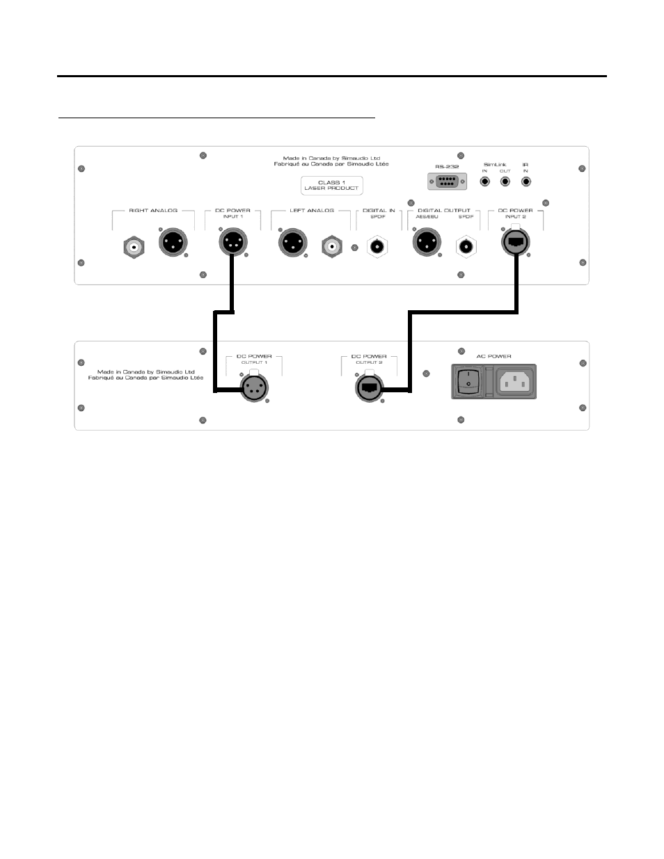 Connecting the andromeda power supply | Simaudio MOON Evolution Series User Manual | Page 8 / 15
