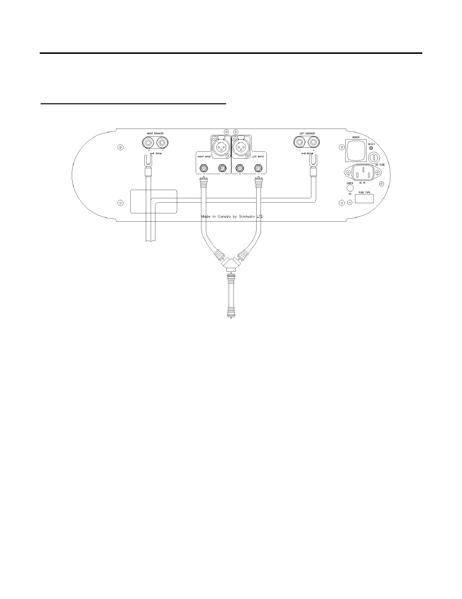 Bridged-mono operation | Simaudio W-3 User Manual | Page 10 / 13