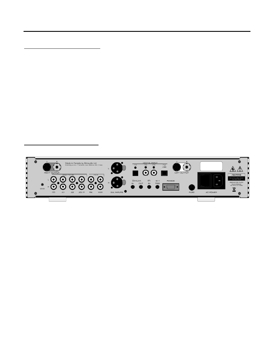 Optional balanced input, Rear panel connections, Moon i | 3 integrated amplifier | Simaudio i 3.3 User Manual | Page 11 / 16