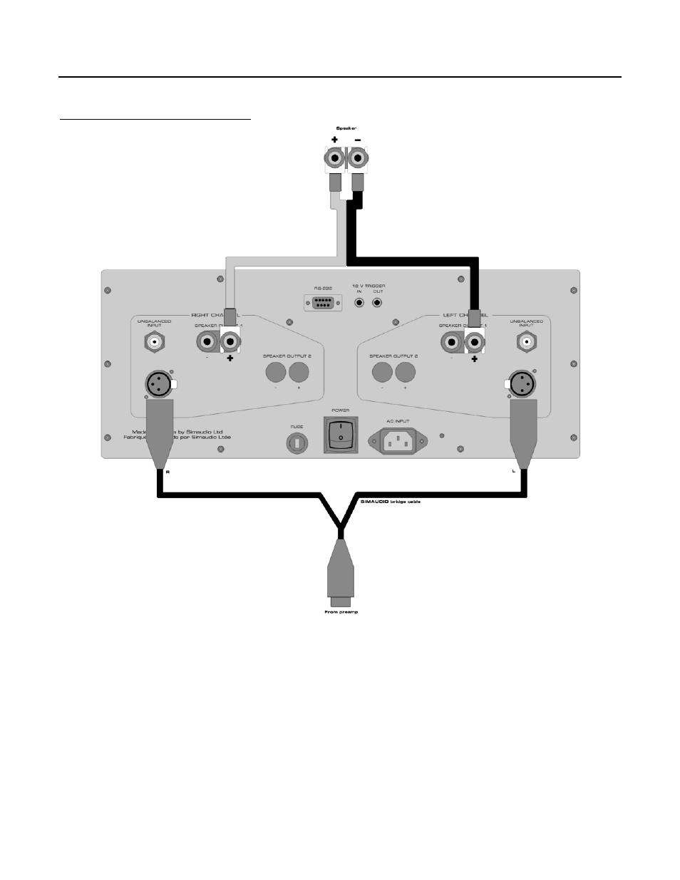 Bridged-mono operation | Simaudio W-7 User Manual | Page 9 / 11