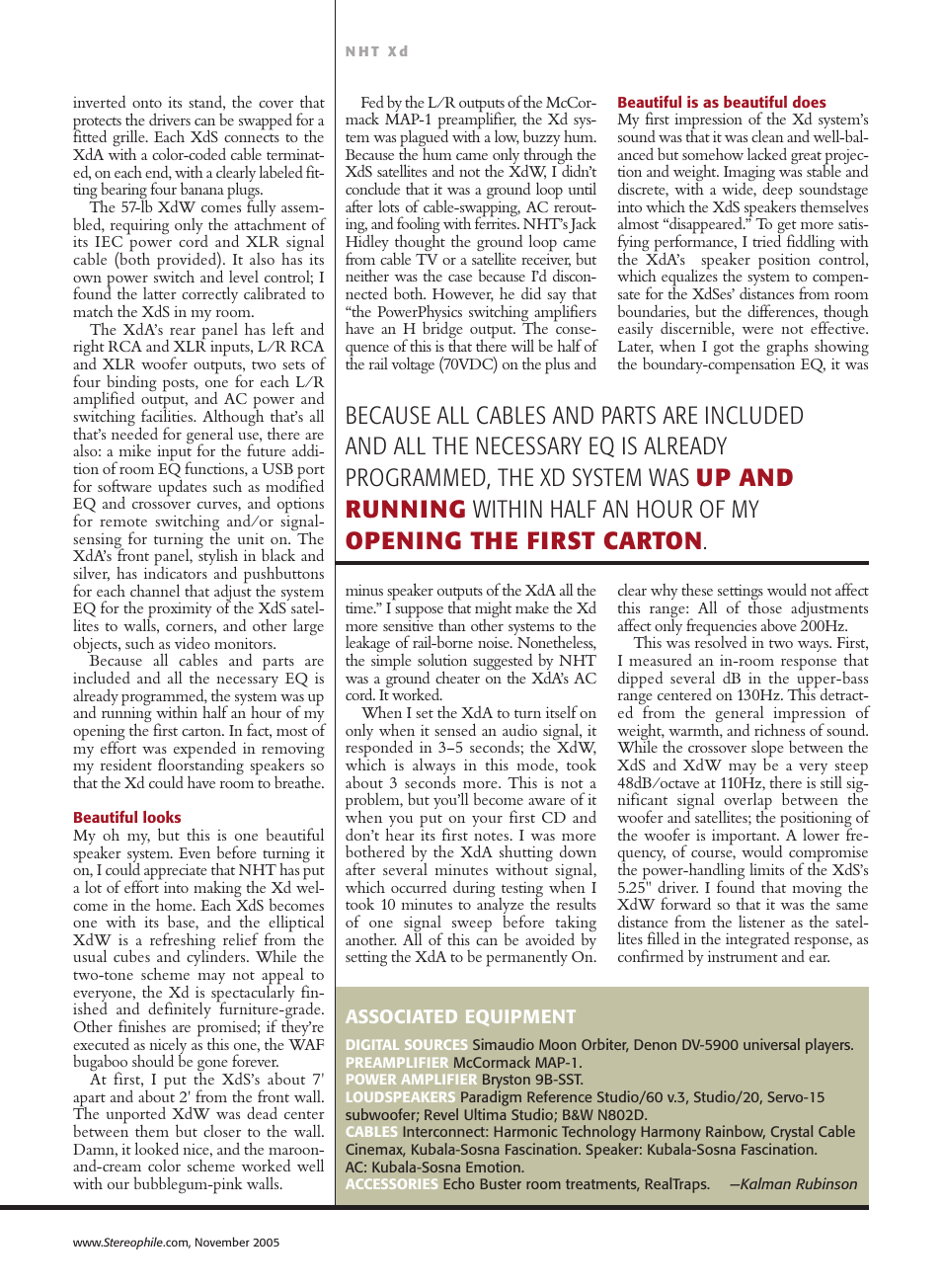 Simaudio N HT's Xd User Manual | Page 6 / 11