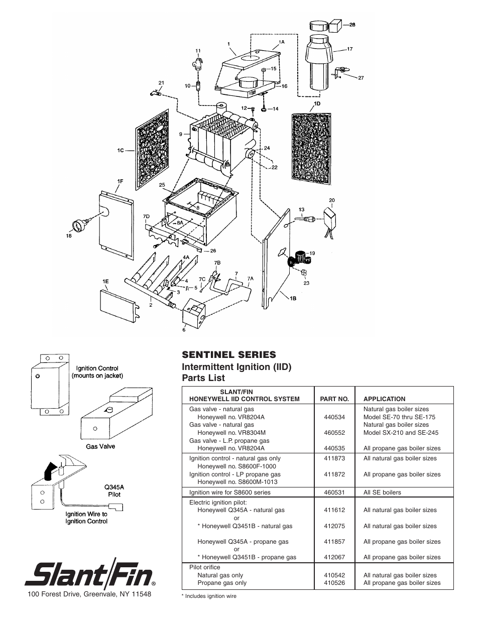 Slant/Fin SE-175 User Manual | Page 2 / 2
