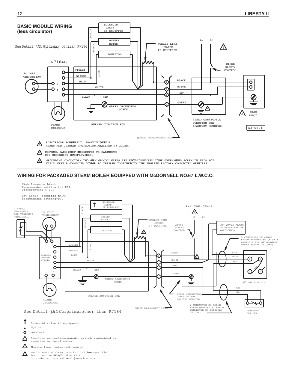 12 liberty ii, Cd e revision, R7184b | Slant/Fin BOILERS User Manual | Page 12 / 20
