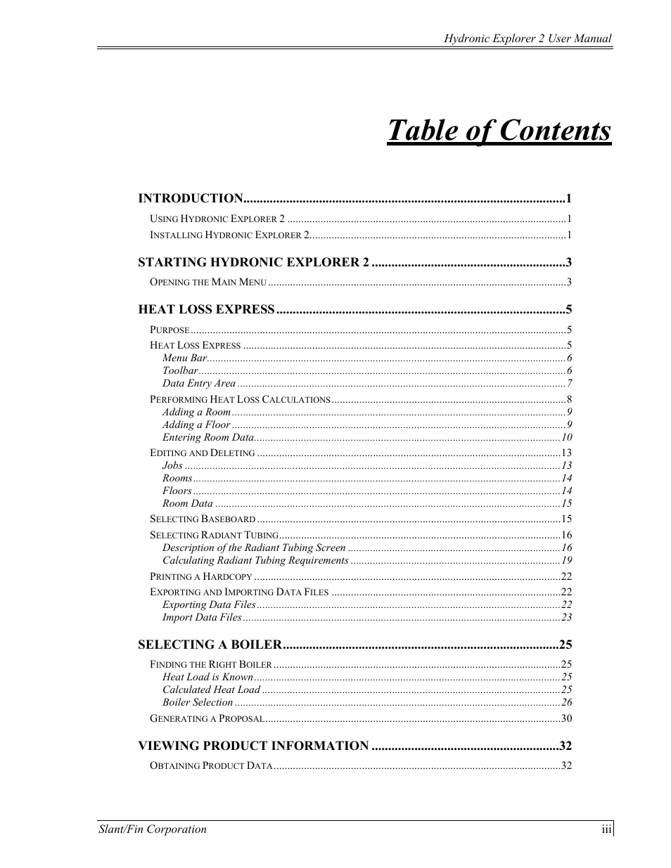 Slant/Fin Hydronic Explorer 2 User Manual | Page 3 / 41