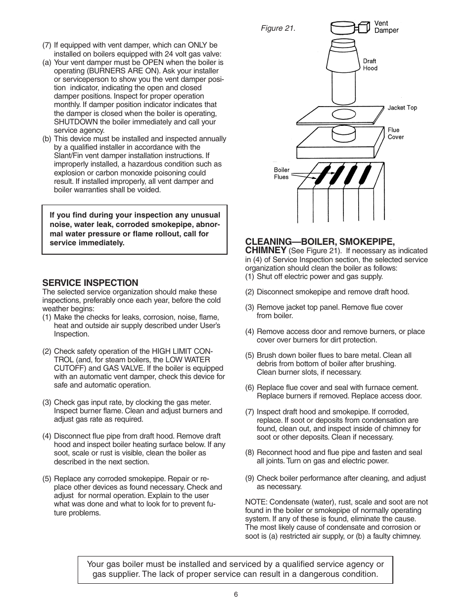 Slant/Fin GALAXY GXH User Manual | Page 6 / 8